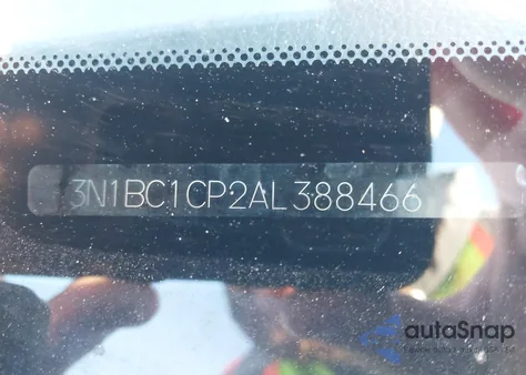 2010 Nissan Versa S/Sl из США, поврежденный, VIN 3N1BC1CP2AL388466